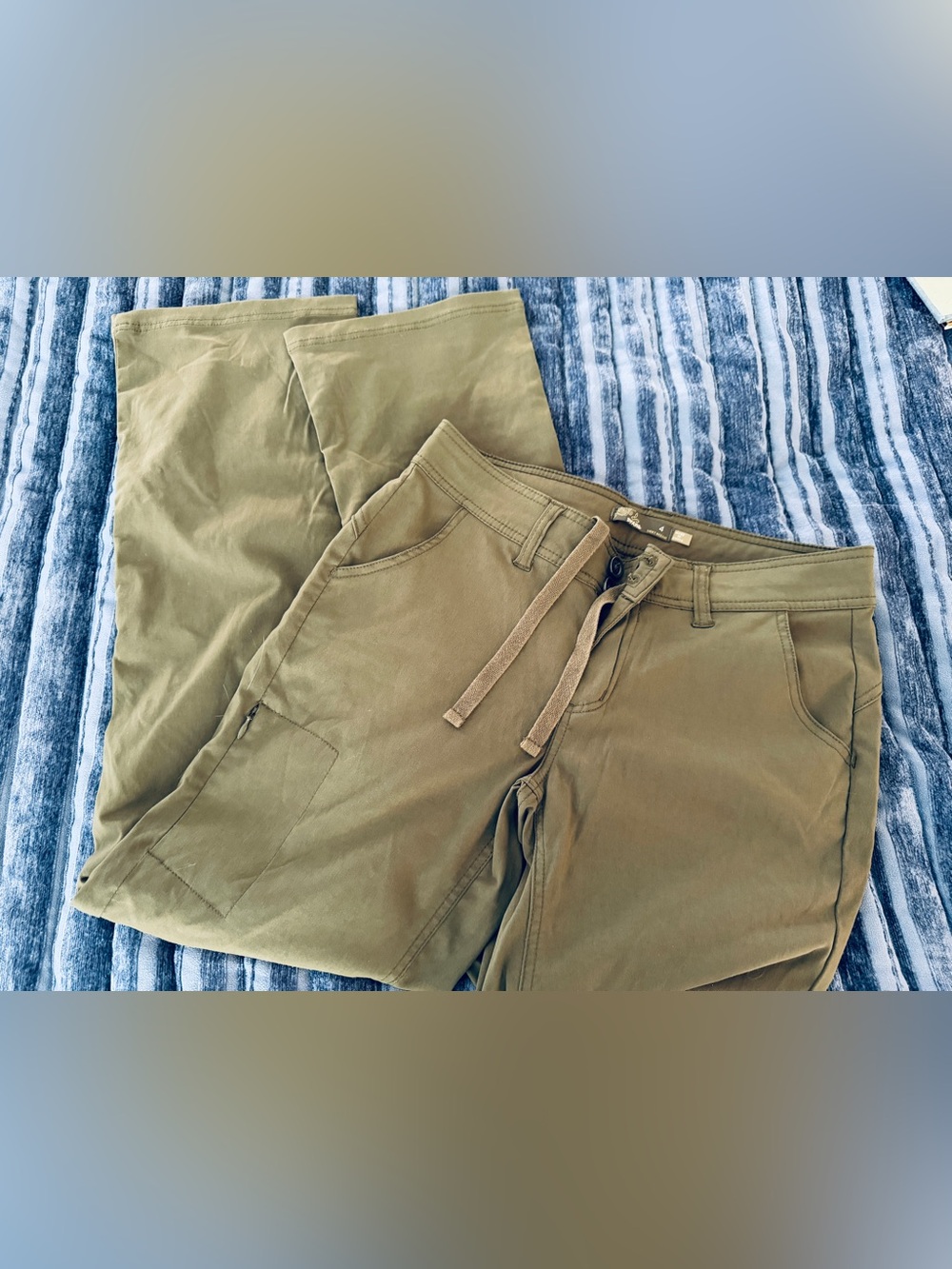 Prana Olive Drab Pants in size 4